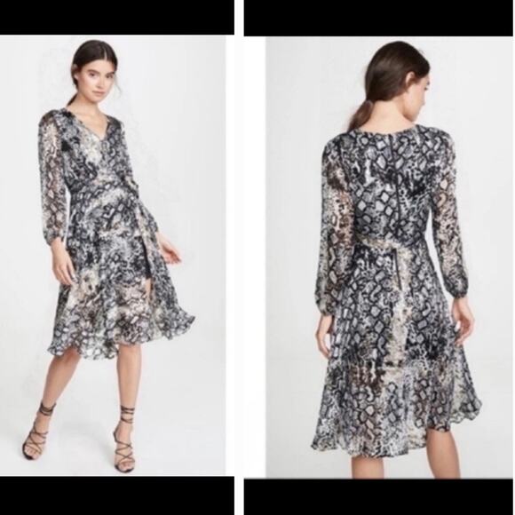 ALICE + OLIVIA COCO DRESS Size 0 Wrap Dress - Picture 1 of 7